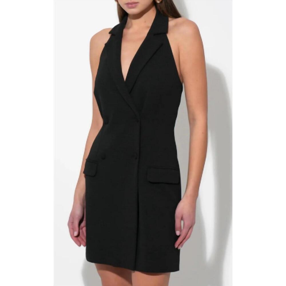 NEW ADELYN RAE lucy blazer dress in black